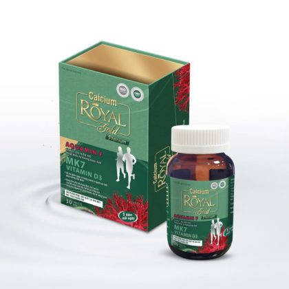 Calicium Royal Gold Premium – Giúp Giảm Nguy Cơ Loãng Xương Ở Người Cao Tuổi