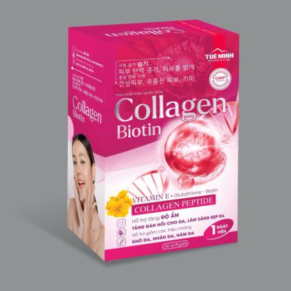 Viên Uống Collagen Biotin – Dưỡng Chất Vàng Cho Da Đẹp, Tóc Khoẻ